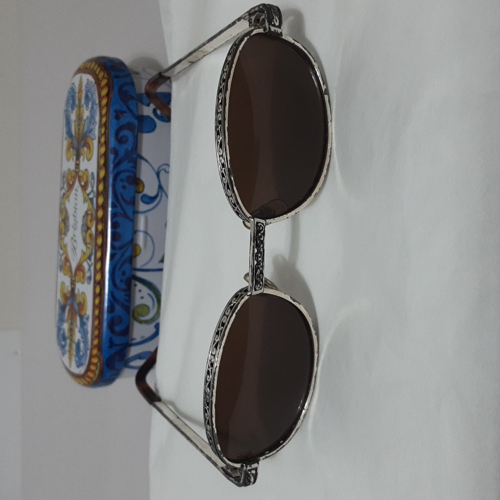 BRIGHTON Life is Beautiful Silvertone Sunglasses